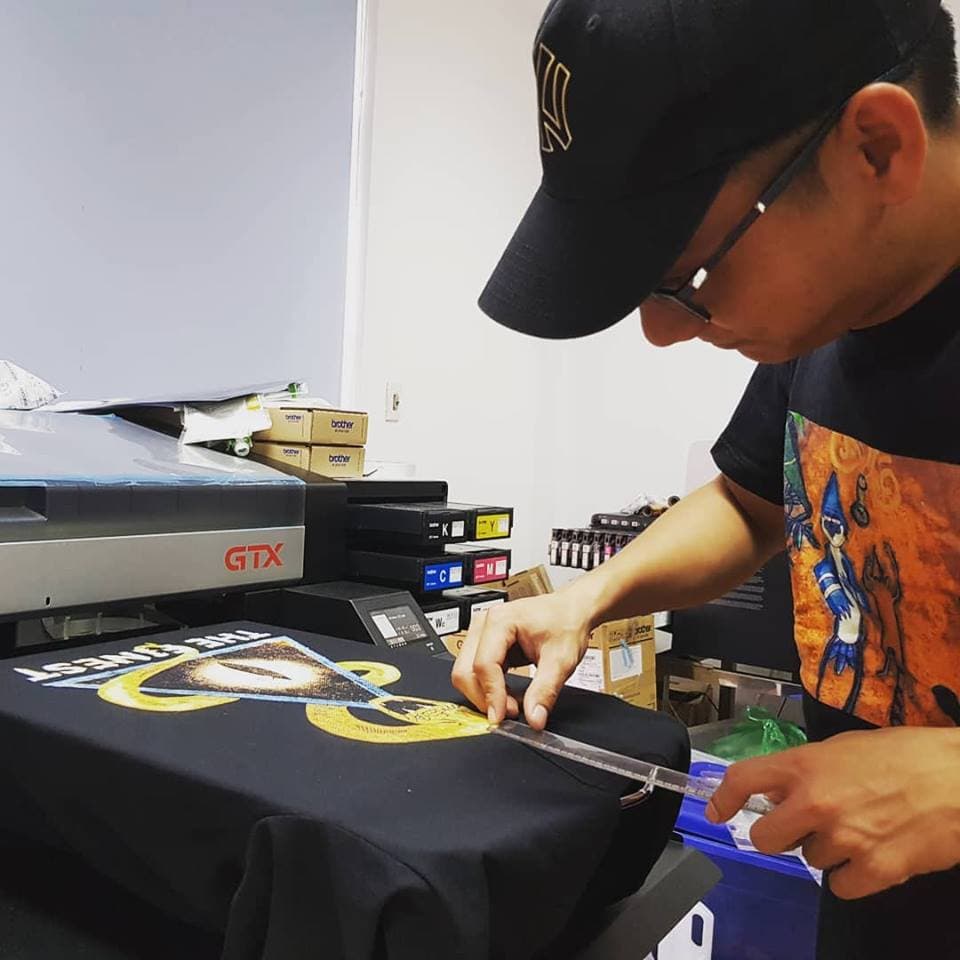 In DTG, công nghệ in áo tại Startee